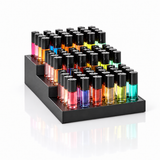 Black Acrylic 3 Tier Display (Fits 1/3 & 1/6 oz Roll-ons)