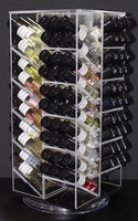Rotating Clear Acrylic Display, 4 Sided